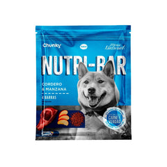 Snack Chunky Barras Nutri-Bar Cordero y Manzana Paquete 4 Barritas