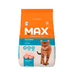 Alimento Gato Max Adulto Castrado Pollo