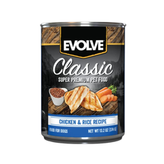 Alimento Húmedo Perro Adulto Evolve Classic Lata Pollo 13.2 oz - 374 gr