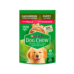 Alimento Húmedo Perro Dog Chow Cachorro Pouch Pollo 100 gr