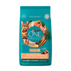 Alimento Gato Purina One Salmón 2 kg