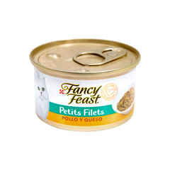 Alimento Húmedo Gato Fancy Feast Lata Petits Filets Pollo y Queso 3 oz