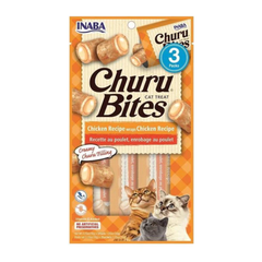 Snack Gato Churu Bites Nuggets Pollo (Chicken) 3 Unidades 30 gr