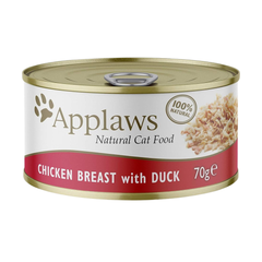 Alimento Húmedo Gato Applaws Pechuga de Pollo con Pato Lata 70 gr