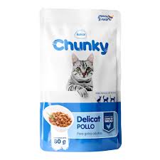 Alimento Húmedo Chunky Delicat Pollo 80 gr