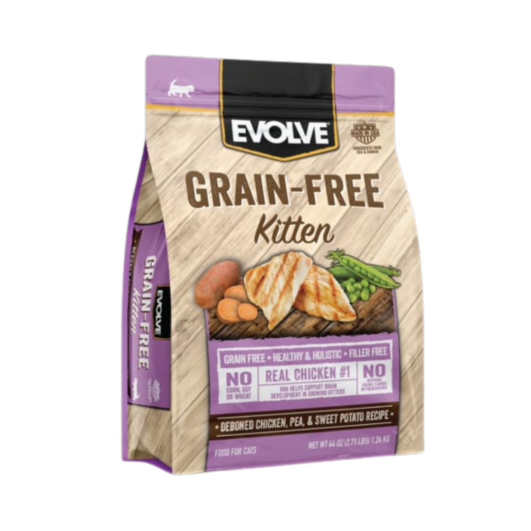 Alimento Gatito Evolve Grain Free (Kitten) Pollo 1.24 Kg