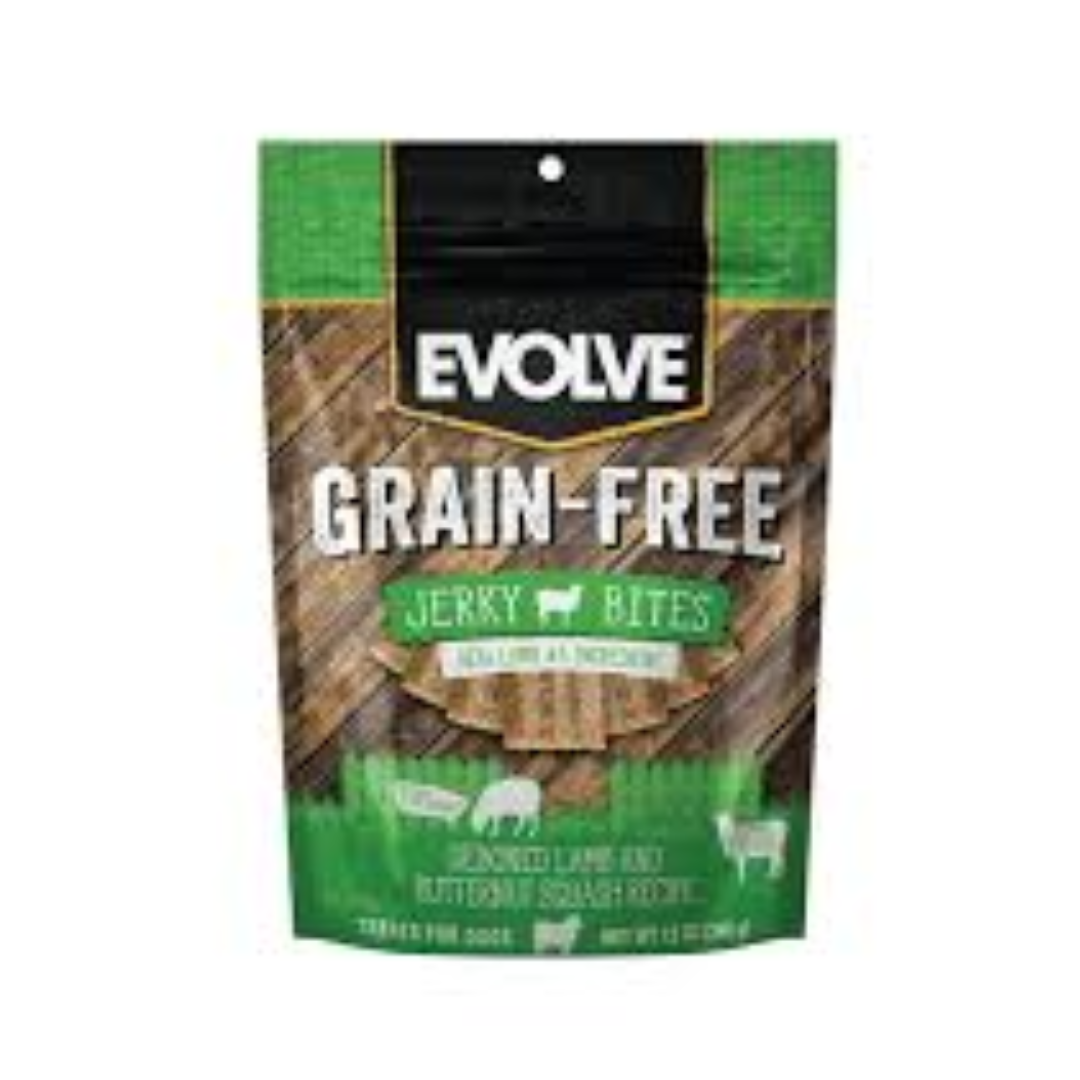Snack Perro Evolve Grain Free Jerky Cordero 12 Oz - 340 gr