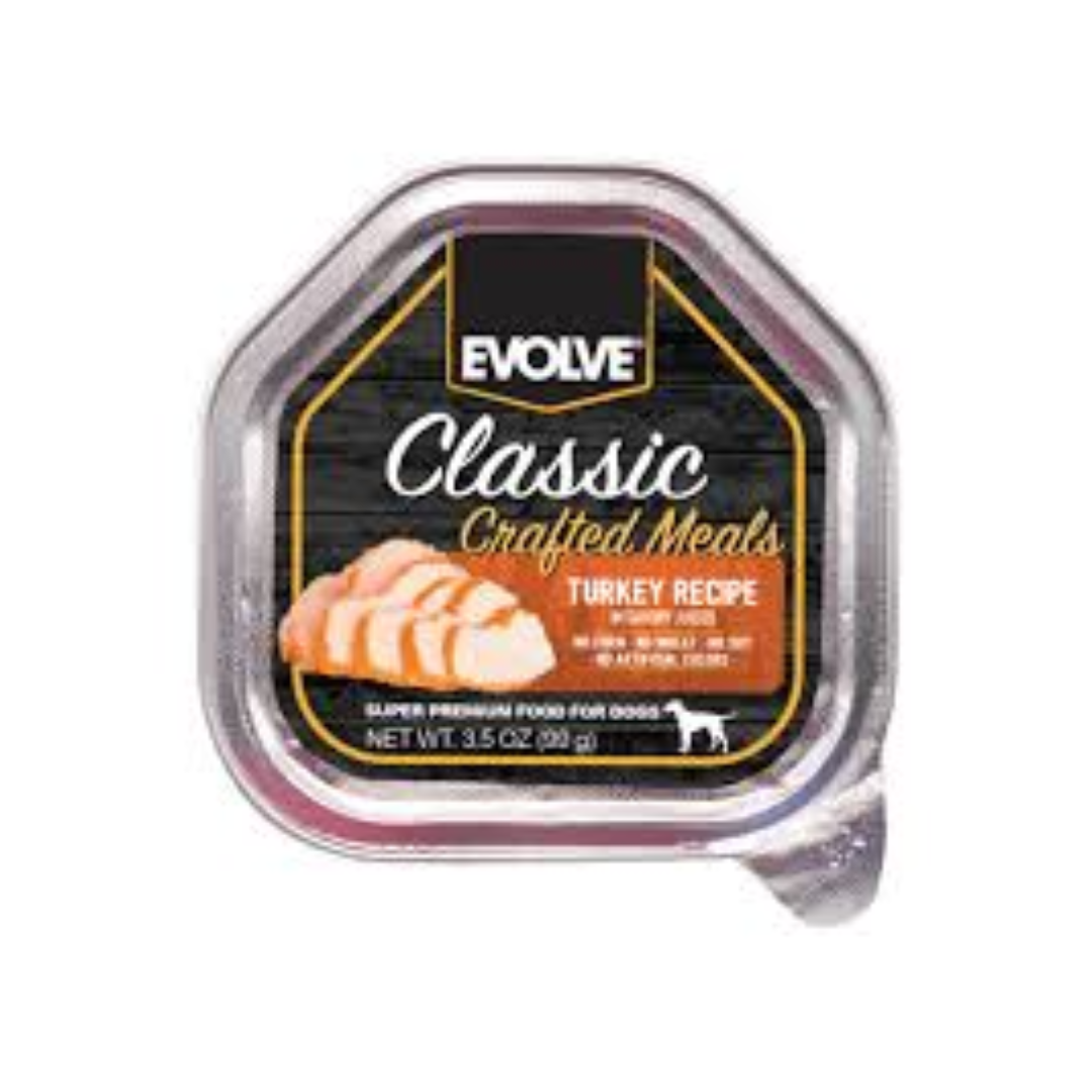 Alimento Húmedo Perro Evolve Pavo Bandeja 100 gr