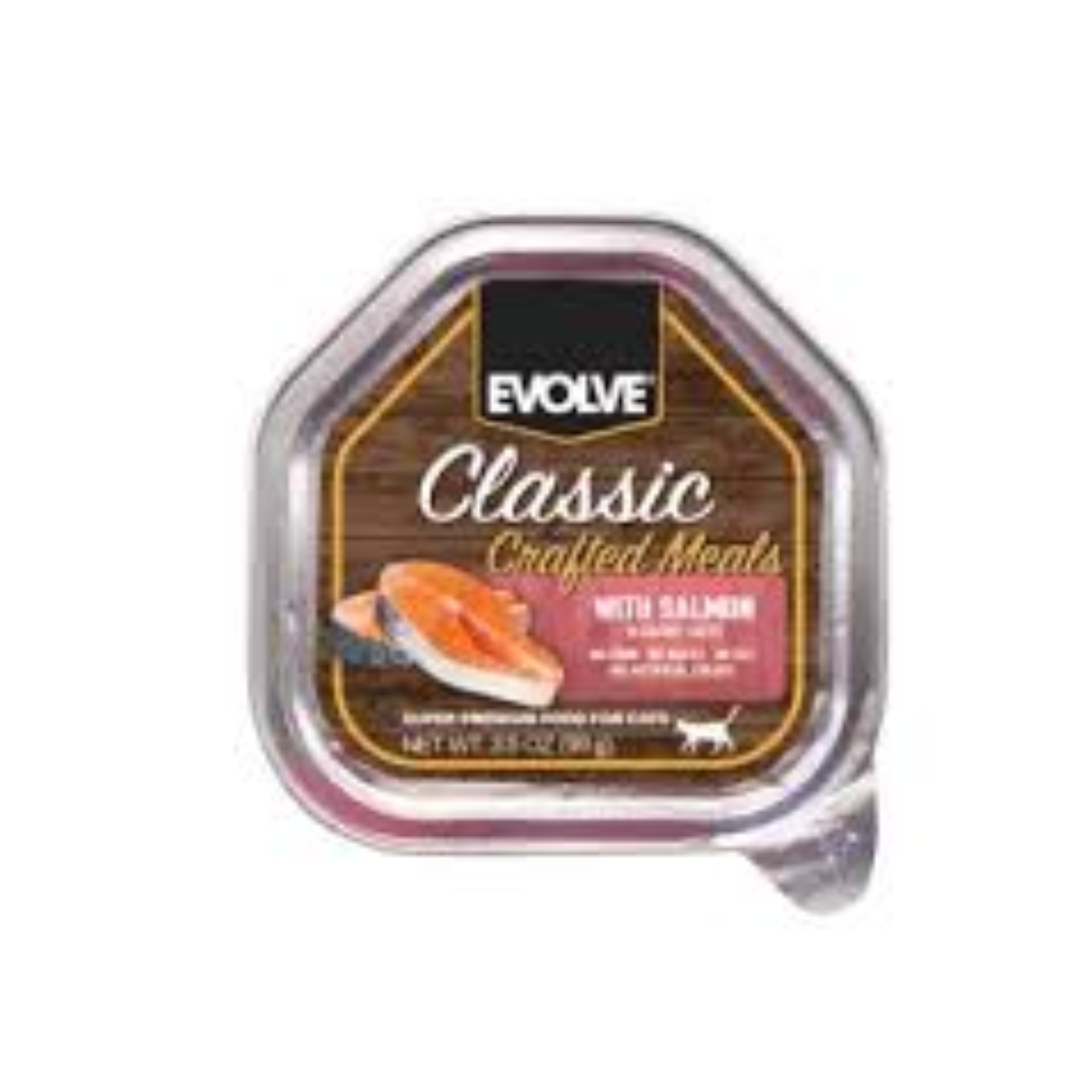 Alimento Húmedo Gato Evolve Salmón Bandeja 100 gr