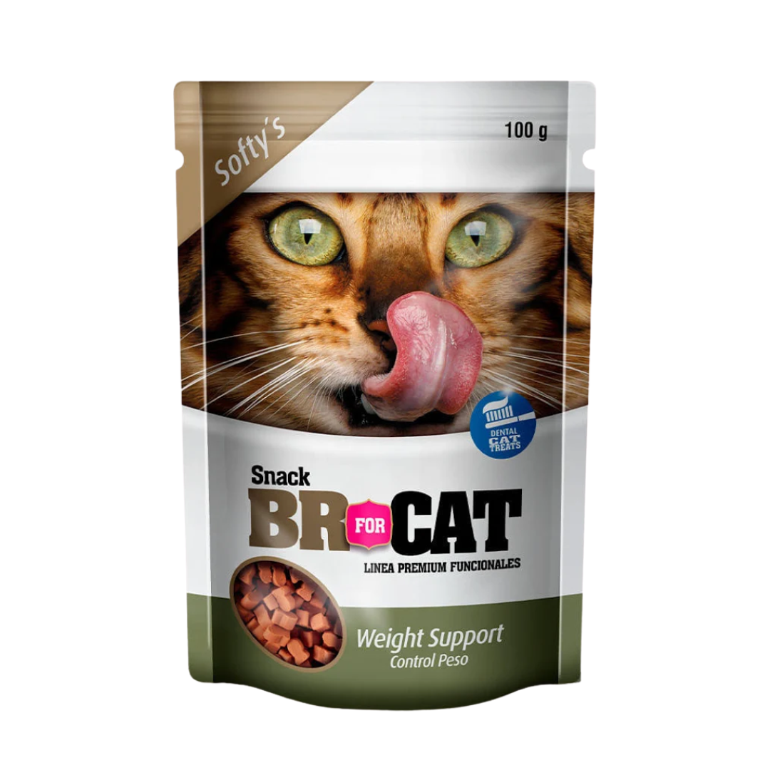 Snack Gato BR Blando (Softy) Control De Peso (Weight Support) 100 gr