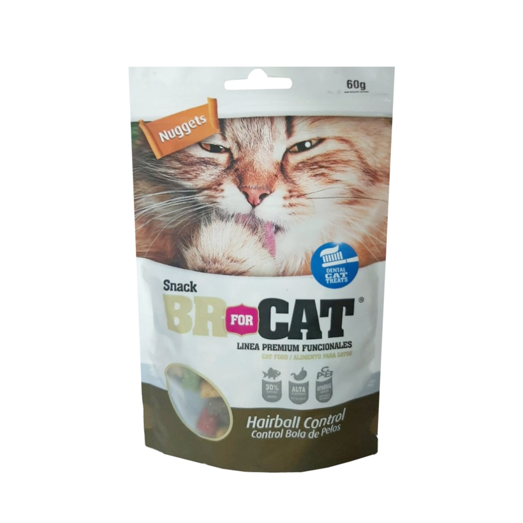 Snack Gato BR Control Bola de Pelo (Hairball Control) 60 gr