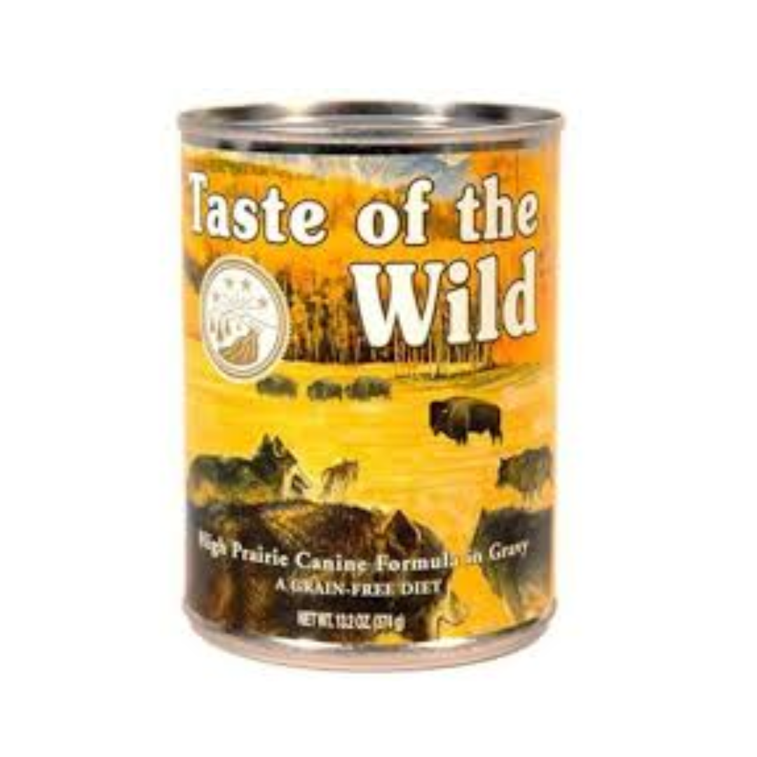 Alimento Húmedo Perro Taste of the Wild High Prairie Bisonte Lata 13 oz - 374 gr
