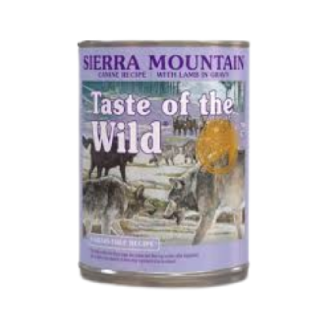 Alimento Húmedo Perro Taste of the Wild Sierra Mountain Cordero Asado Lata 13 oz - 374 gr