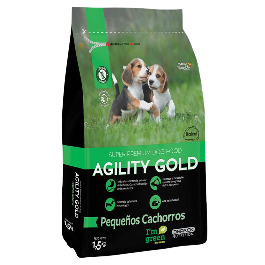 Alimento Perro Agility Gold Pequeños Cachorros