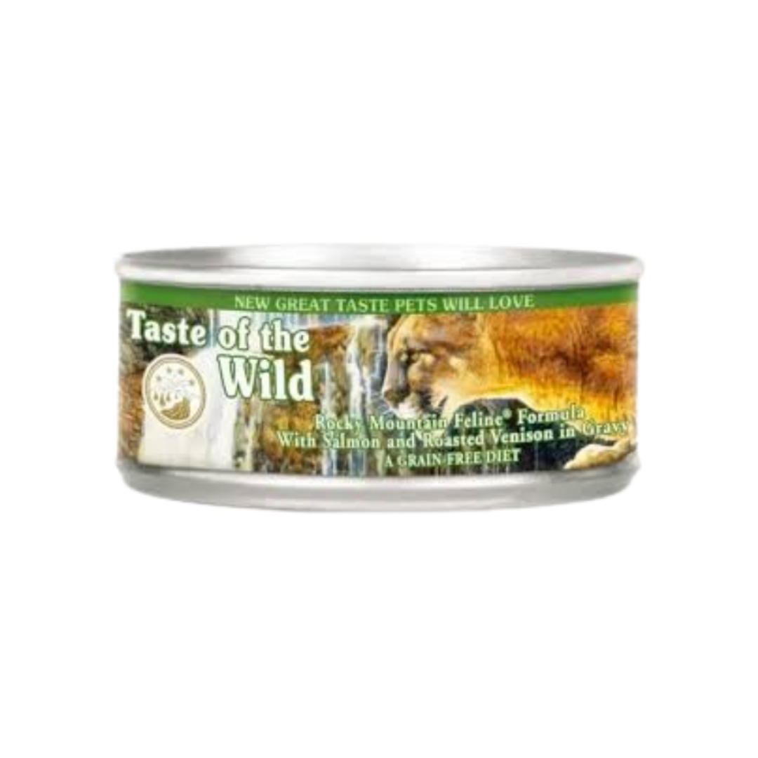 Alimento Húmedo Gato Taste of the Wild Rocky Mountain Venado y Salmón Lata