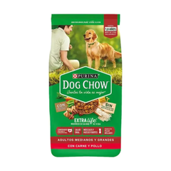 Alimento Perro Dog Chow Adulto Mediano y Grande Carne y Pollo