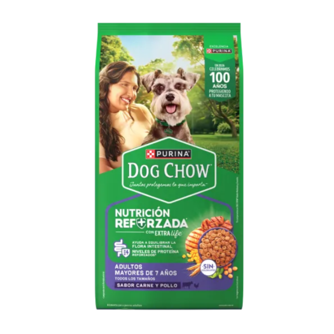 Alimento Perro Dog Chow Adulto 7+ Longevidad