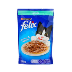 Alimento Húmedo Gato Felix Pouch Atún 85 gr