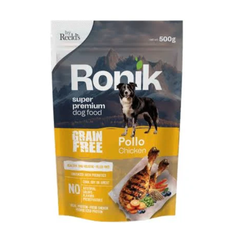 Alimento Húmedo Perro Ronik Libre de Granos (Grain Free) Pollo 500 gr
