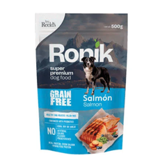 Alimento Húmedo Perro Ronik Libre de Granos (Grain Free) Salmon 500 gr