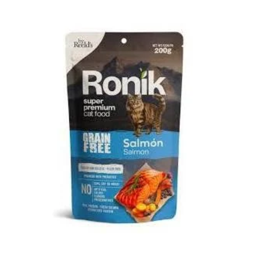 Alimento Humedo Gato Ronik Salmon 200 g