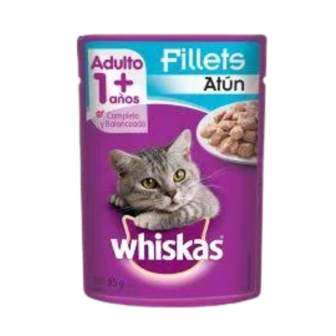 Alimento Húmedo Gato Whiskas Pouch Atún 85 gr