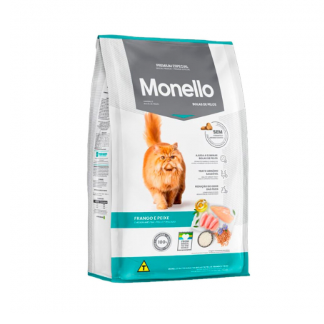 Alimento Gato Monello Adulto Bolas de Pelo