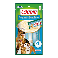 Snack Perro Churu Cremoso Pollo con Queso (Chicken With Cheese) 4 Unidades 56 gr