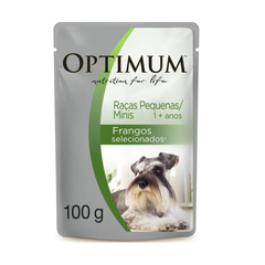 Alimento Húmedo Perro Optimum Adulto Raza Pequeña Pouch Pollo 100 gr