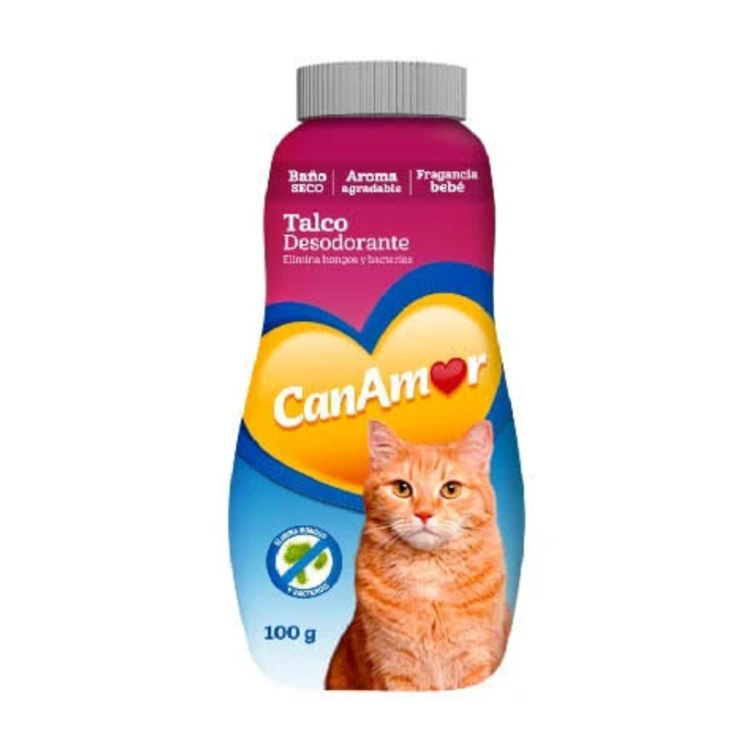 Talco Desodorante Gato Canamor 100 gr
