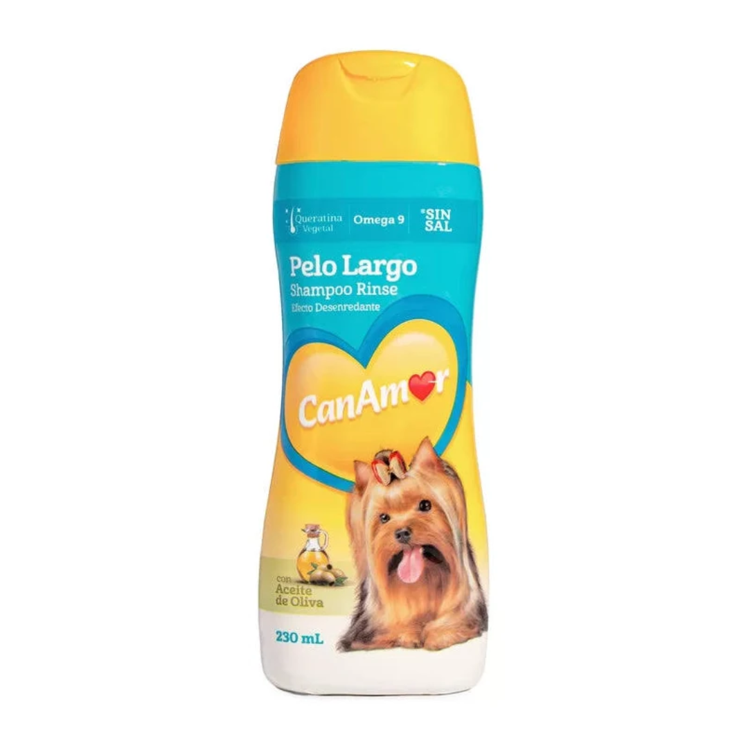 Shampoo Rinse Pelo Largo Perro 230 ml