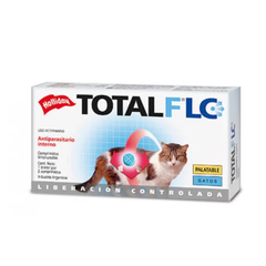 Total FLC Desparasitante Interno Gato 2 Comprimidos