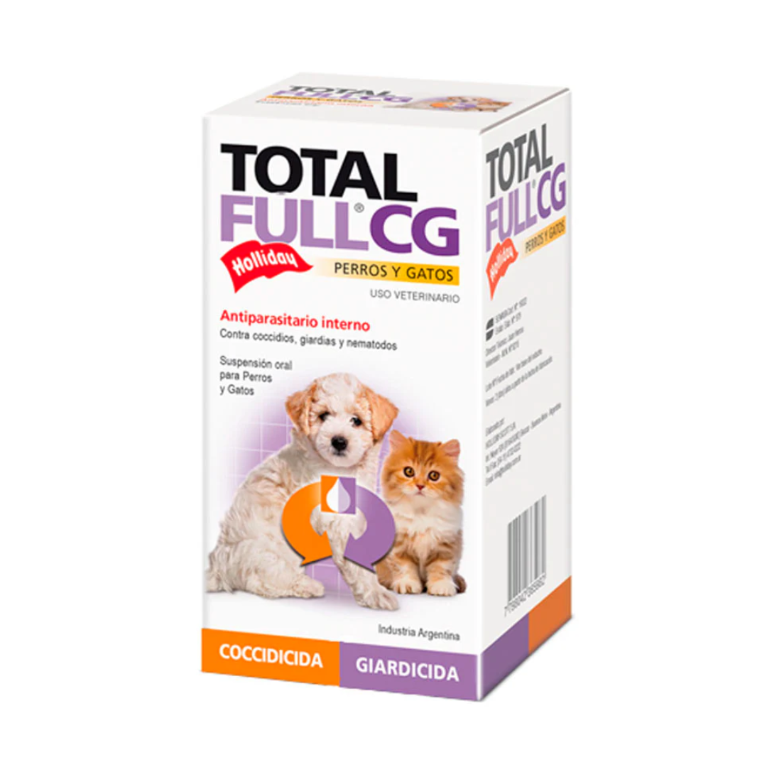 Total FCG Desparasitante Interno Perro y Gato Cachorro Suspensión 15 ml