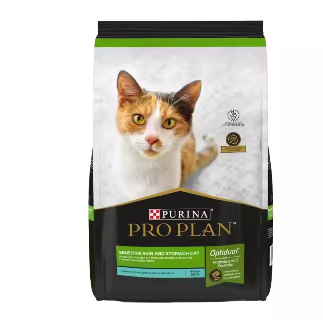 Alimento Gato Proplan Piel y Estómago Sensible (Skin & Stomach) Pavo 3 kg