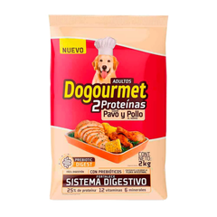 Alimento Perro Dogourmet Adulto Pavo y Pollo 2 kg
