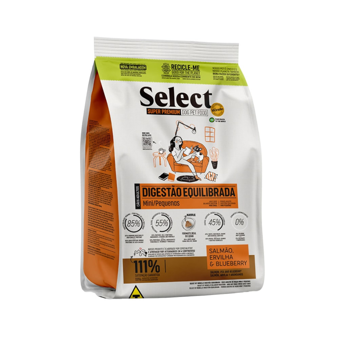 Alimento Perro Monello Select Super Premium Adultos Raza Mini Pequeña