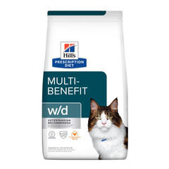 Alimento Gato Hill's Prescription Diet W/D Manejo Peso/Glucosa (Multi Benefit) 4 lb - 1.81 kg