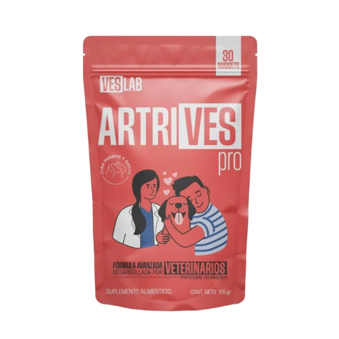 Artrives Pro Veslab Suplemento Para Mascotas 105 gr - 30 Nuggets