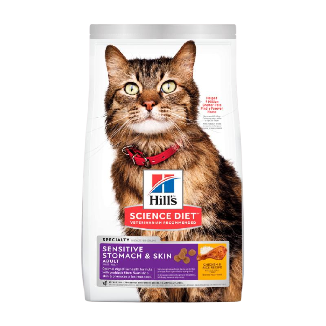 Alimento Gato Hill's Adulto Estómago y Piel Sensible Pollo 3.5 lb - 1.59 kg