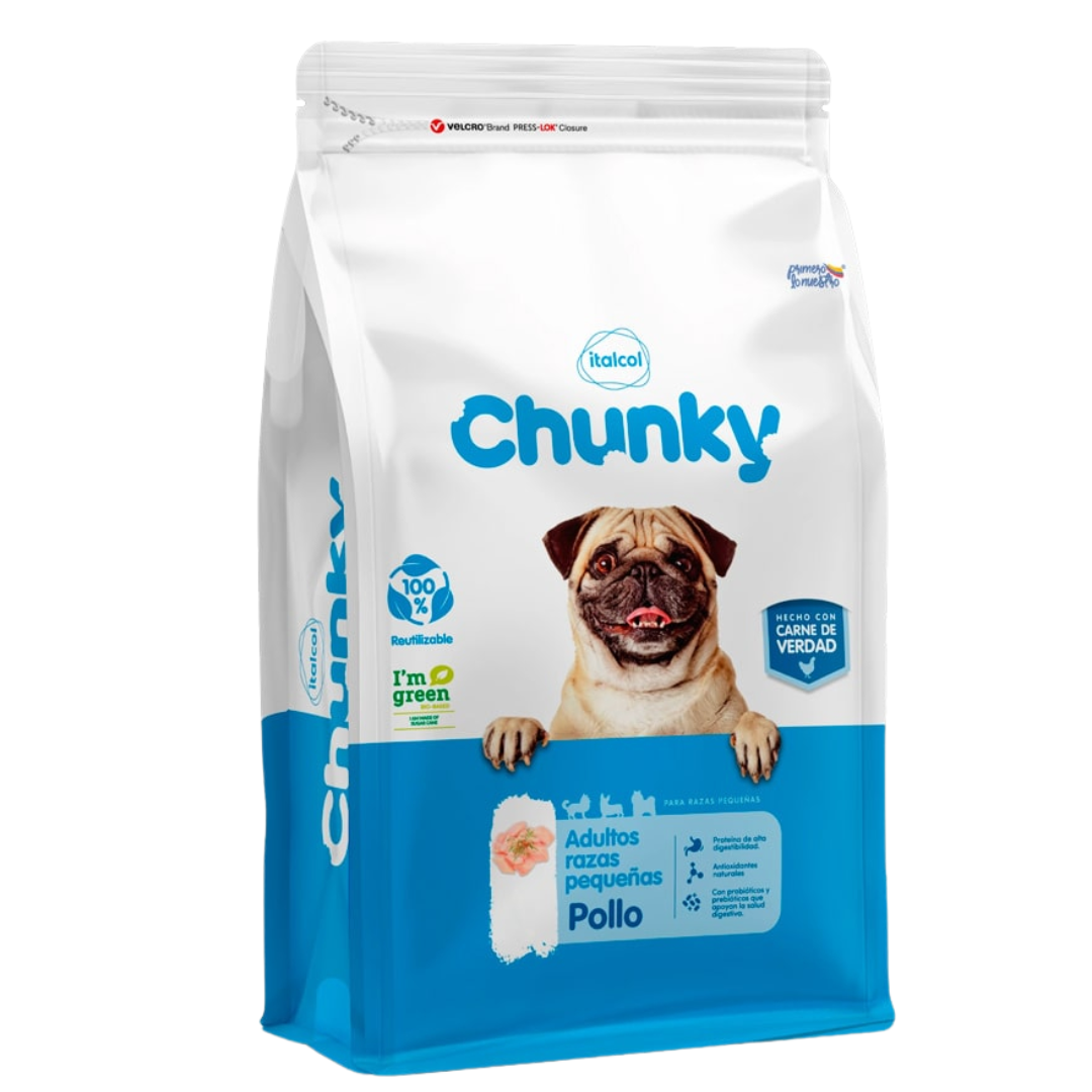 Alimento Perro Chunky Adulto Razas Pequeñas Pollo
