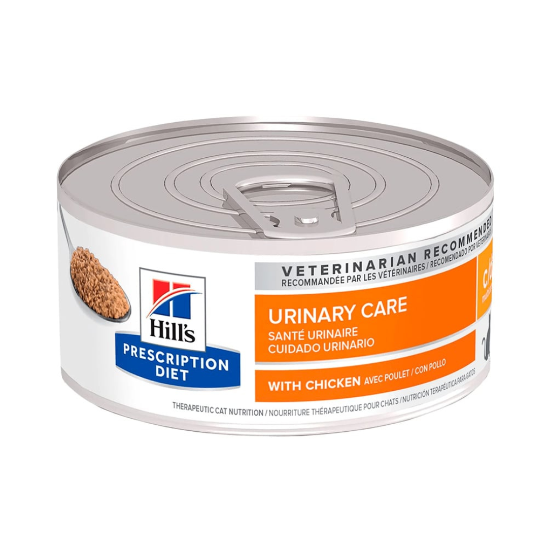 Alimento Húmedo Gato Hill's C/D Cuidado Urinario (Urinary Care) Pollo Lata 5.5 oz - 156 gr