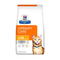 Alimento Gato Hill's C/D Cuidado Urinario (Urinary Care) Pollo 4 lb - 1.81 kg