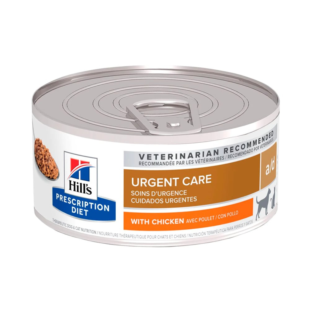 Alimento Húmedo Gato y Perro Hill's Prescription Diet A/D Cuidados Urgentes (Urgent Care) Lata 5.5 oz - 156 gr