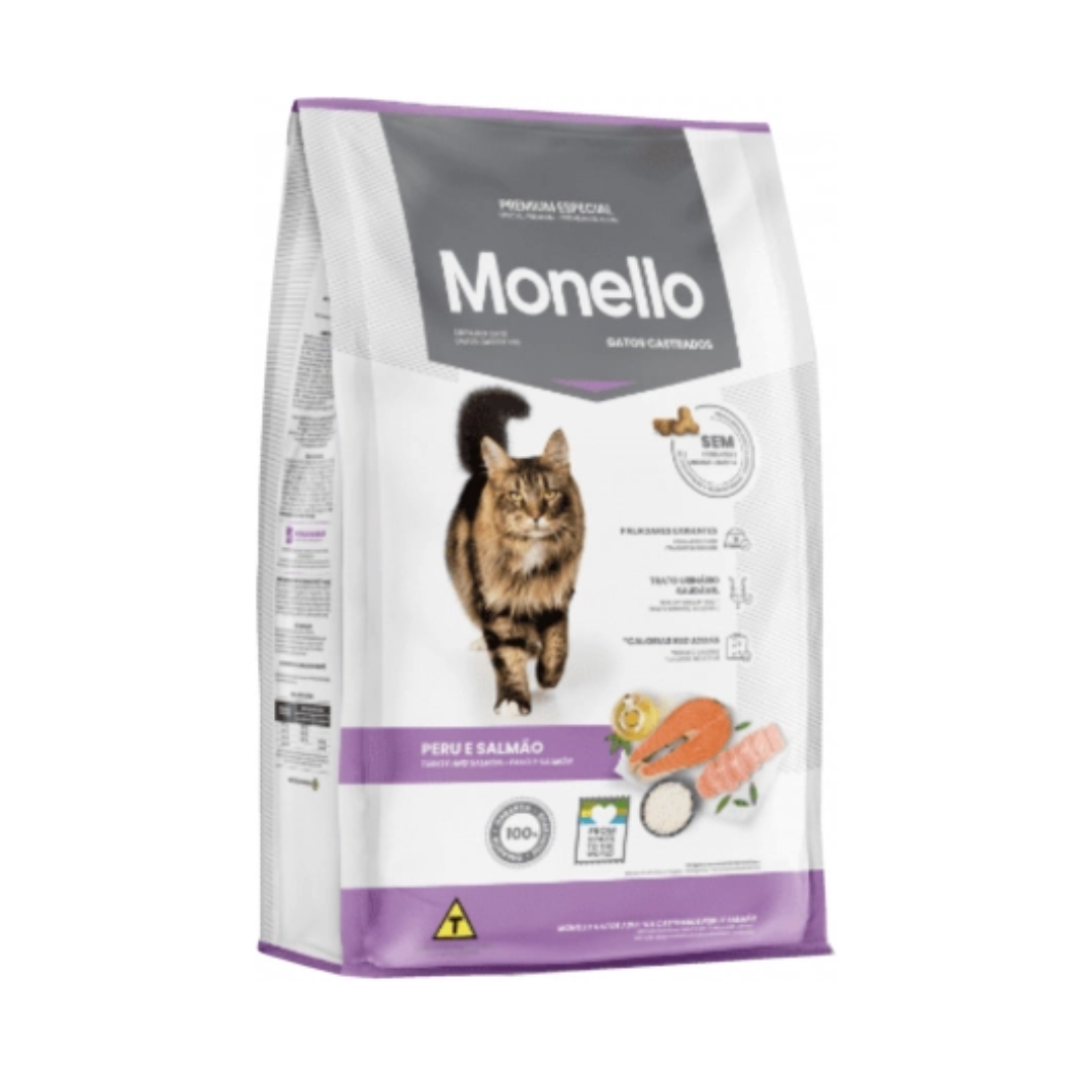 Alimento Gato Monello Adulto Castrado 1 kg