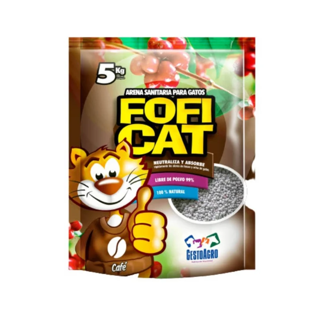Arena Gato Fofi Cat Café 5 kg