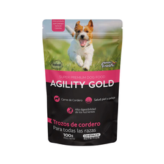 Alimento Húmedo Perro Adulto Agility Gold Pouch / Trozos Cordero 100 g
